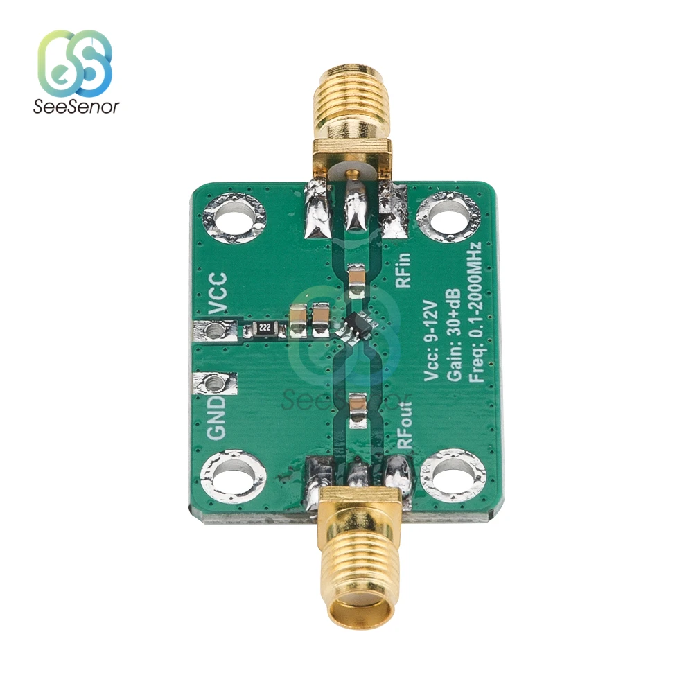 Модуль усилителя 0 1-2000 МГц 32 дБ широкополосный низкий уровень шума высокая