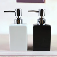 dispenser bottle environmentally friendly refillable ceramic bathroom dispenser pump for home