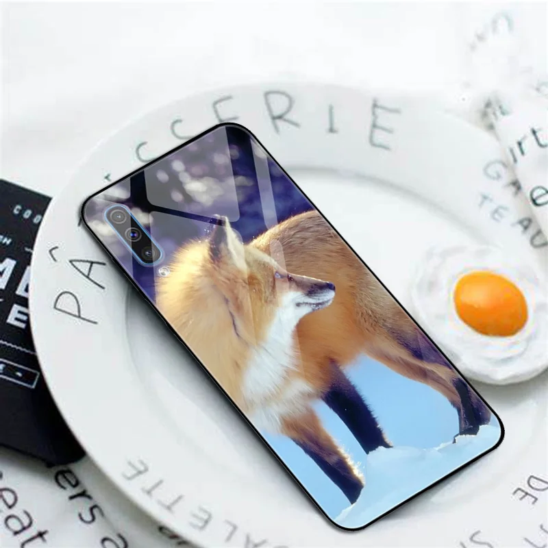 Cute Animal Red Fox In The Snow Mobile Phone Accessories Case for Samsung Galaxy S8 S9 S10 A6 A8 M10 M20 M30 Plus Bags | Мобильные