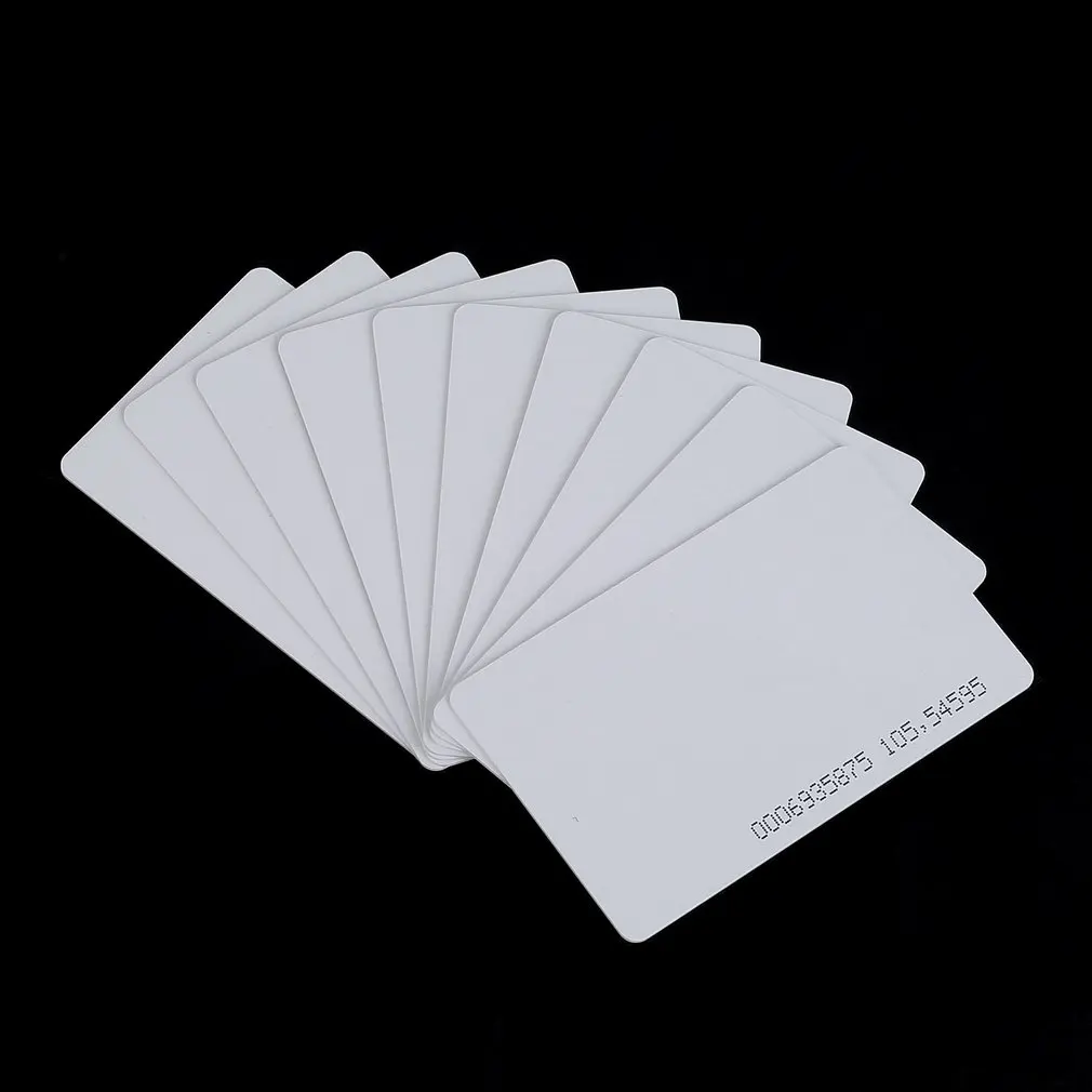 Высокое качество 10 шт 125 кГц EM4100/TK4100 RFID идентификационная смарт-карта 0 85 мм тонкие