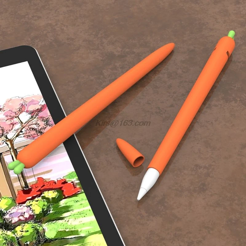 

1Set Silicone Protective Sleeve Tip Case Nib Cover for App-le Pencil 1st 2nd Pen