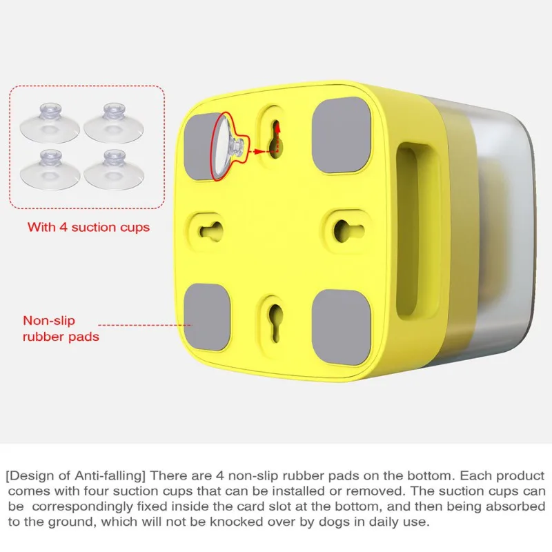 

2021 Leak Food Cat Dog Toys Interactive Puzzle Catapult Bowl for Small Dogs Funny Puzzle Catapult Feeder Pet Supplies R