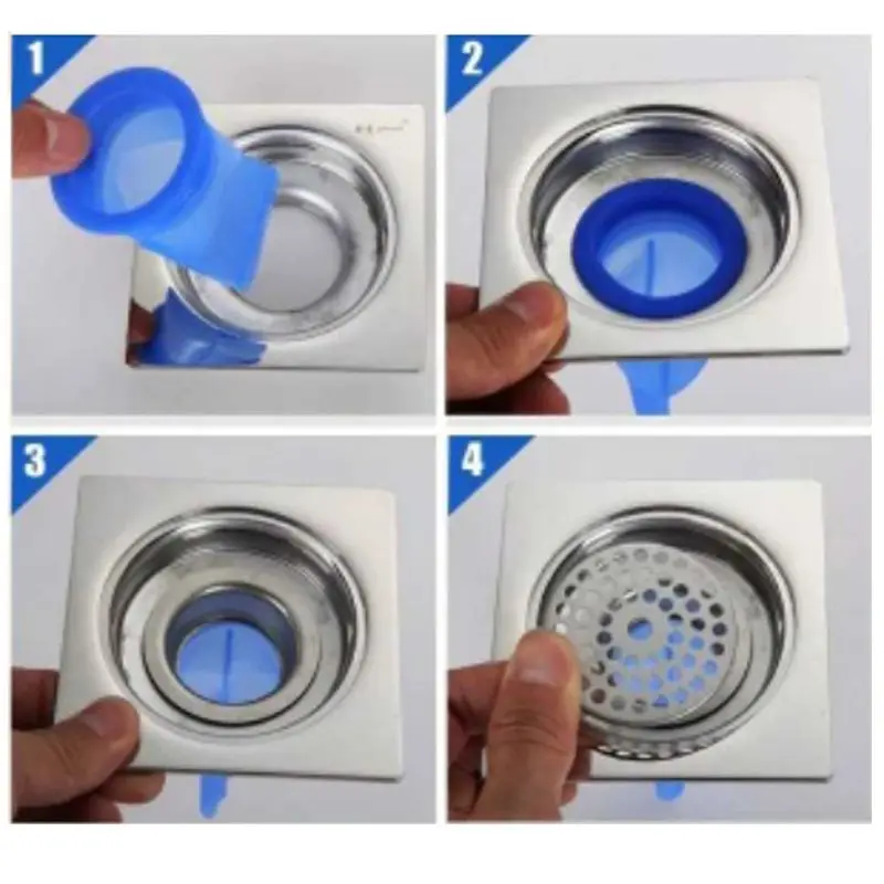 

Drain Backflow Preventer One Way Valve for Pipes Tubes Bathroom Floor Drain Seal