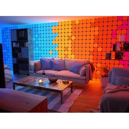 Умная система освещения Nanoleaf Canvas Smarter Kit (9 панелей) и управляющий блок (NL29 0002SW