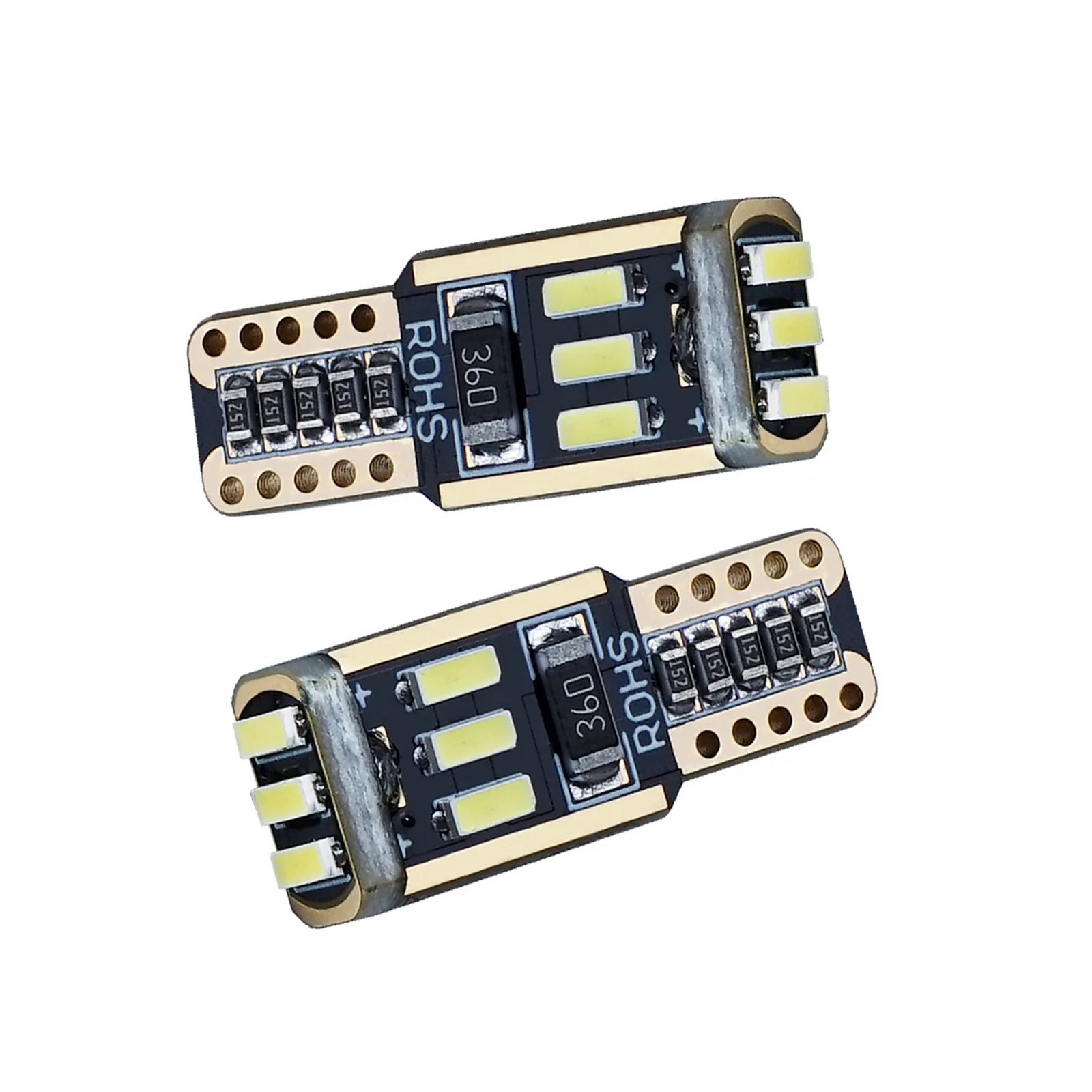 ANGRONG 2x T10 W5W 501 лампы 9 SMD светодиодный ошибок номерной знак внутренней стороны