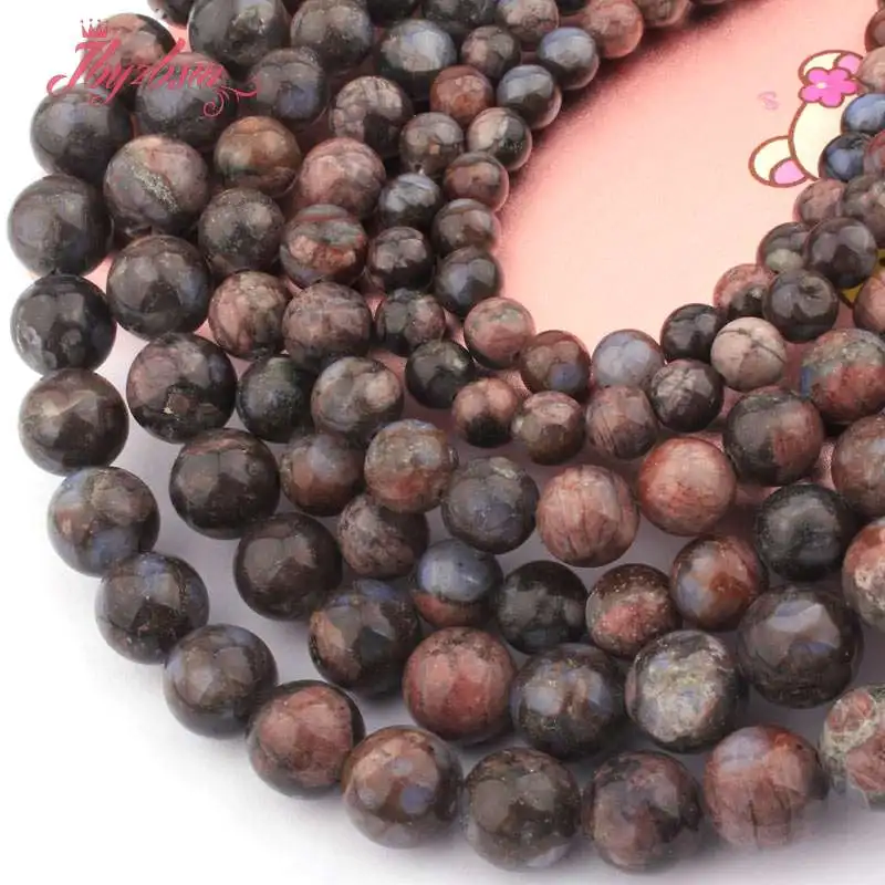 Бусины из агата и натурального камня для изготовления ожерелий 6 8 10 мм | Украшения