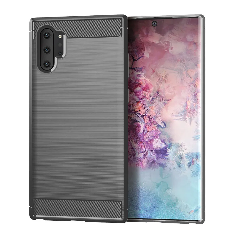 Тонкий армированный матовый чехол из углеродного волокна для samsung Galaxy NOTE 10 NOTE 10+ A10S A20S A40S A50S A70S 800 шт
