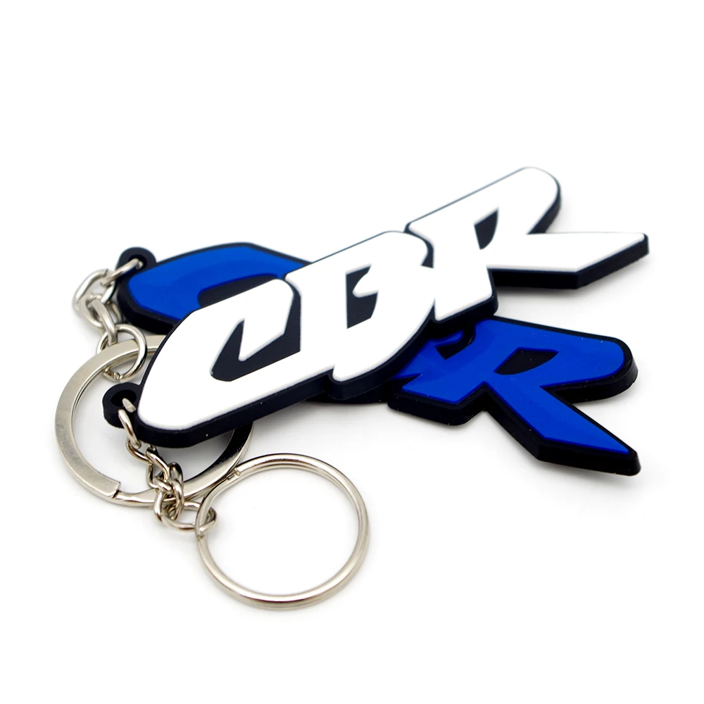 Motorcycle 3D Rubber Keychain Key Ring For honda cb500f lead varadero xl1000 xr 600 forza 300 2019 cb750 nc 750x cbr250r | Автомобили и