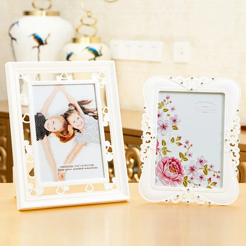 Прекрасная белая фоторамка для детей держатель фотографий офиса настольные