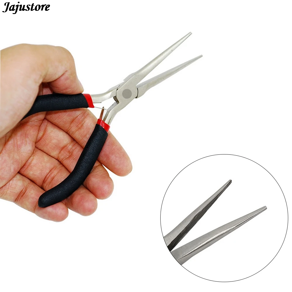 

Black Handle Multi-function Long Nose Pliers For Cutting Clamping Stripping Electrician Repair Hand Tools 1pcs