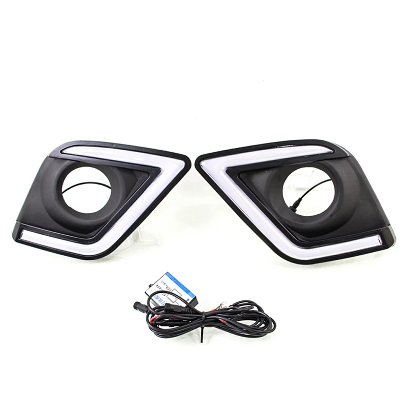 

2Pcs for Toyota Hilux 2015-2016 Light Guide Daytime Running Light Fog Light