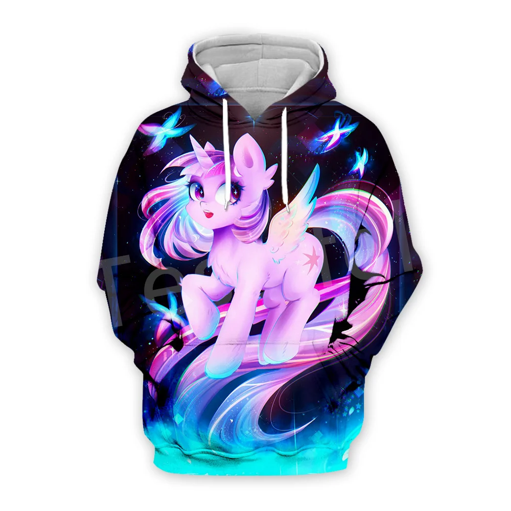 

Tessffel My Little Pony Cartoon Anime Cute Unicorn Autumn Sweatshirt Harajuku Pullover 3DPrint Men/Women Funny Casual Hoodies 21