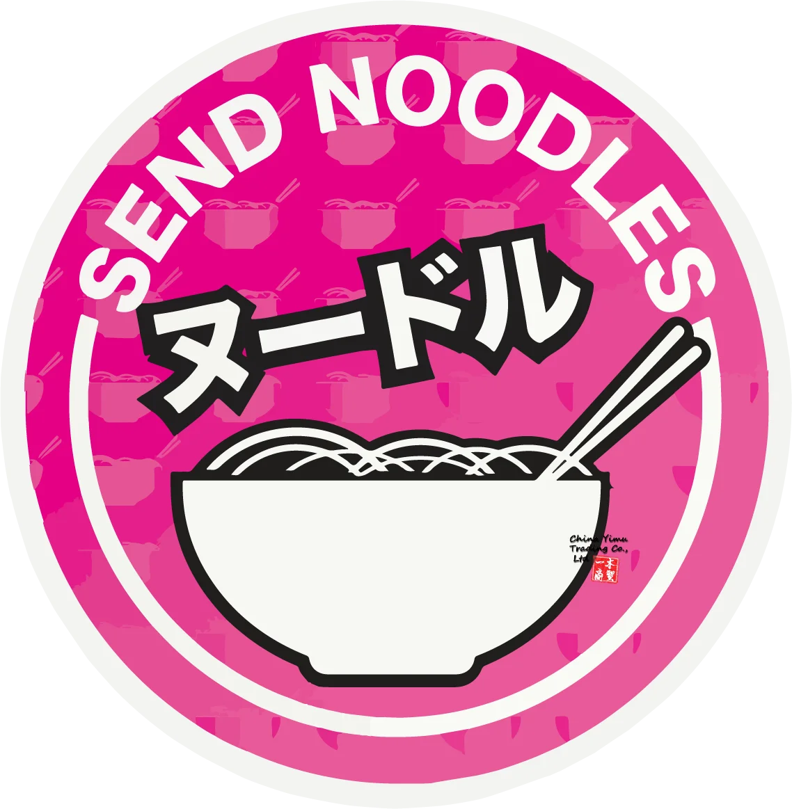 

Japan Decal Send Noodles Funny JDM Kanji Drift Car Laptop Window Bumper Vinyl Decal Japanese Sticker