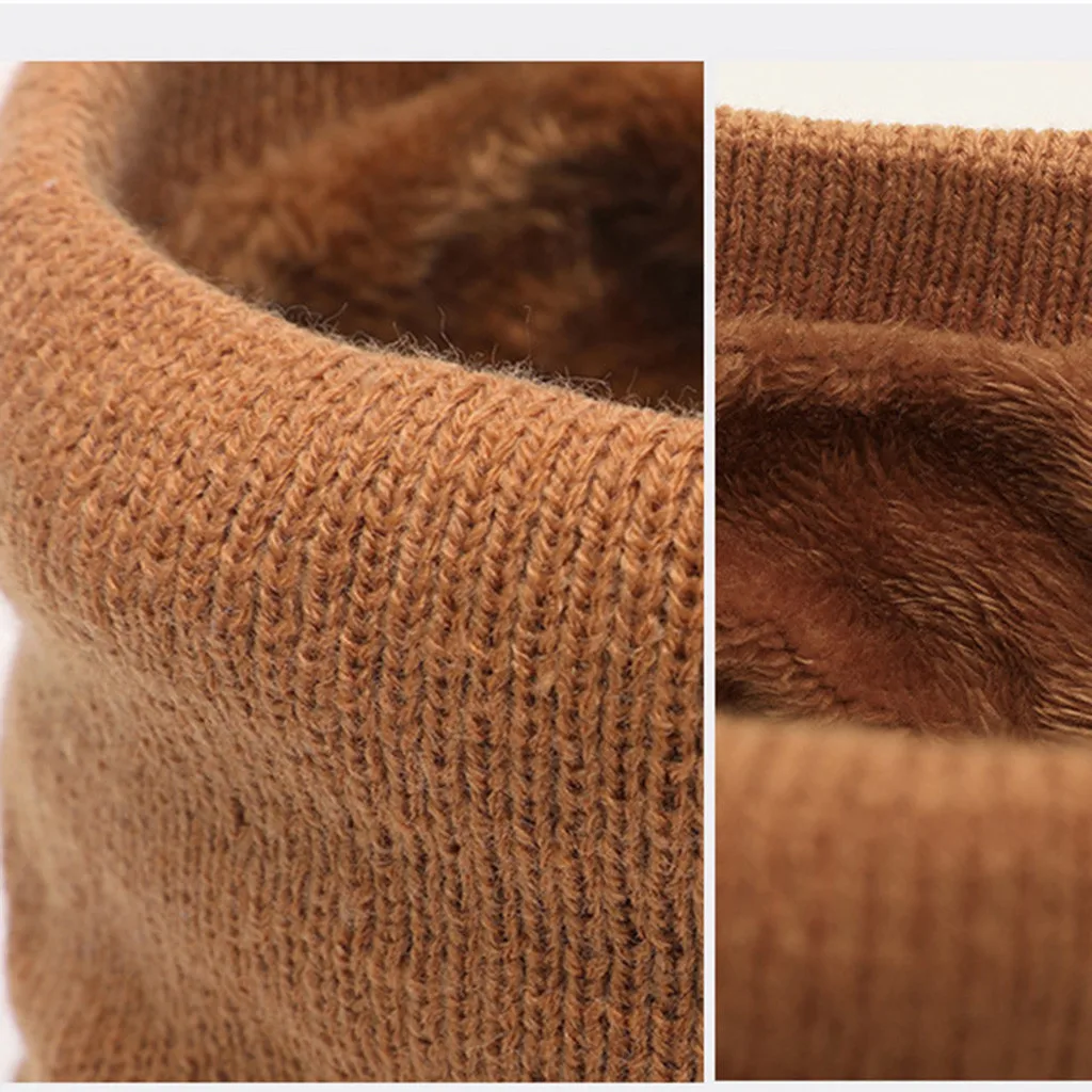 Унисекс Мотоцикл Велосипед однотонный снуд на шею теплые флисовые трикотажные