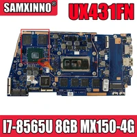 ux431fafn motherboard for asus zenbook ux431fac ux431fn ux431f x431fa laptop motherboard i7 8565u 8gb mx150 4g 100 test