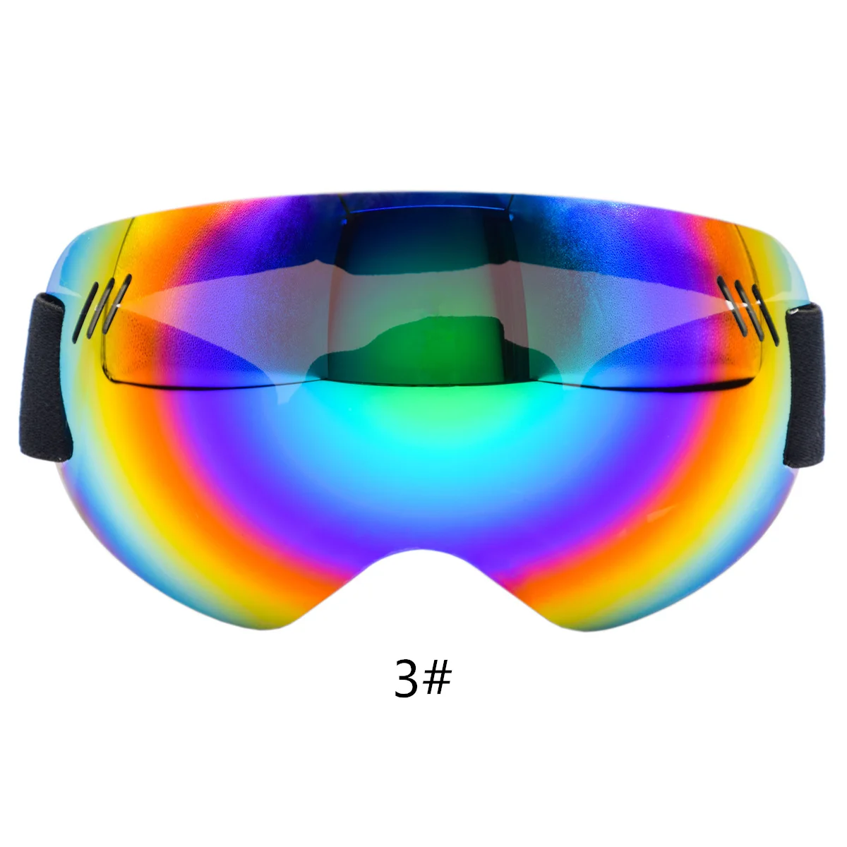 Спортивные лыжные очки двухслойные UV400 противотуманная большая Лыжная маска для