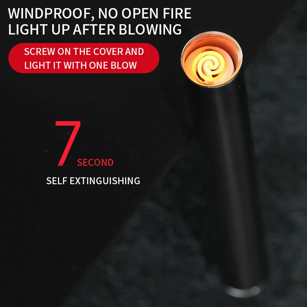 Зажигалка для сигарет сенсорный экран зажигалка компактный смарт-датчик usb