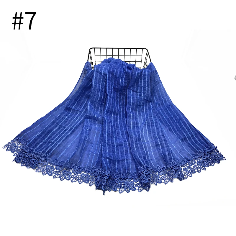 Новинка Обувь с вышивкой и цветочным принтом для девочек хиджаб шарф Жемчуг