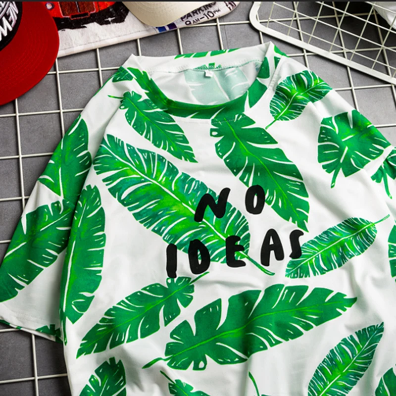 Женская свободная футболка Ulzzang модная Универсальная с коротким рукавом для