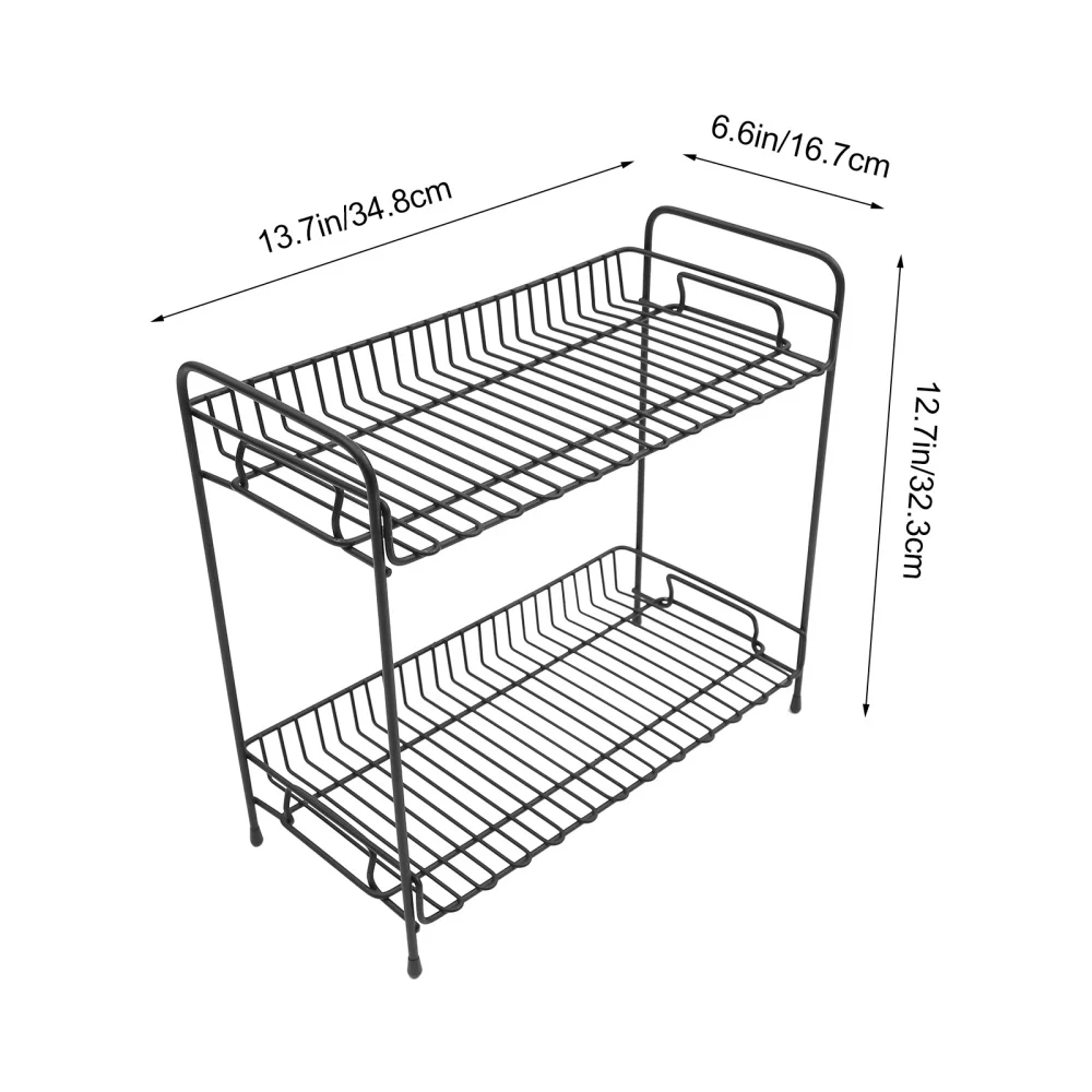 

1pc Kitchen Storage Rack Stainless Steel Rack Useful Organizer Rack for Home