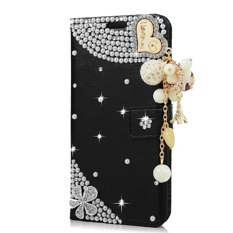 Флип-кейс для Xiaomi mi 9 SE 8 A1 A2 Lite 5X 6X кожаный чехол Red Note 7 6 5 Pro 4 4A 4X 6A 5A Prime Fox Fur Diamond Case |