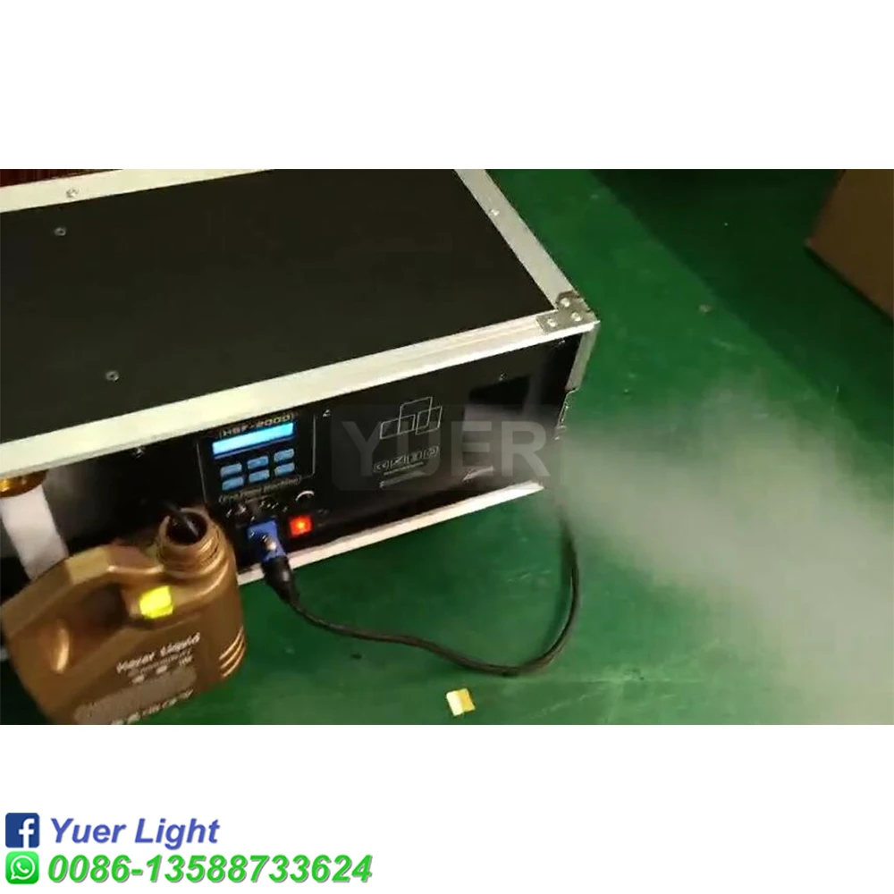 

Flight Case Packing 2000W Mist Haze Machine China Stage Laser Equipments 5L Professional Fog Machine For Party Wedding Christmas