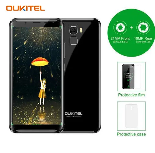 Oukitel K5000 смартфон 21 МП 16 МП 4G LTE 5000 мАч 4 Гб 64 Гб MTK6750 Восьмиядерный мобильный телефон 5," HD отпечатков пальцев type-C мобильные телефоны