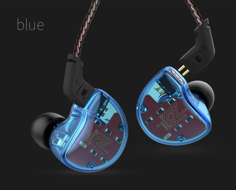 KZ ZS10 наушники 4BA+ 1 DD гибридные наушники в ухо HIFI бас гарнитура DJ монитор наушники KZ ZS6 AS10 ZST ES4 ED16 BA10