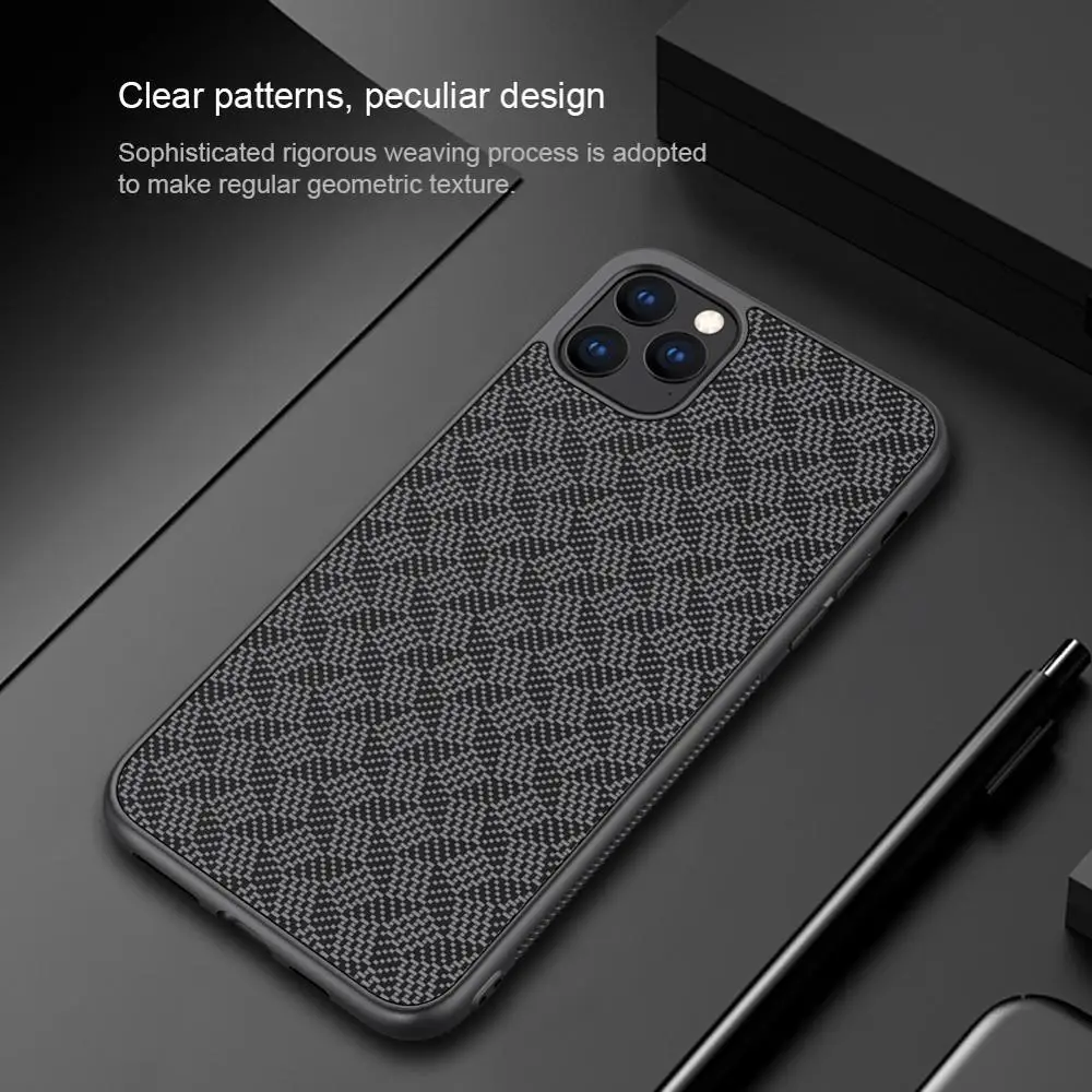Чехол Nillkin для iPhone 11 Pro Max X Xr Xs Max, жесткий пластиковый чехол из углеродного волокна для iPhone 11 Pro Max