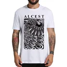 Футболка с надписью Les путешествия de L me, удобная рубашка из чистого хлопка с коротким рукавом и круглым вырезом, с надписью Post-metal