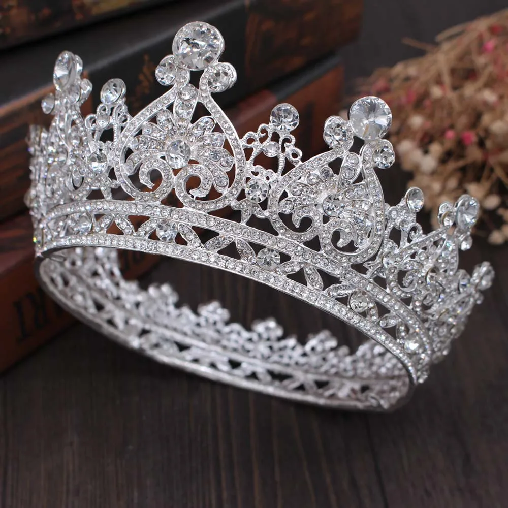 Королевский King Queen диадема серебро Цвет большого металлического изделия с