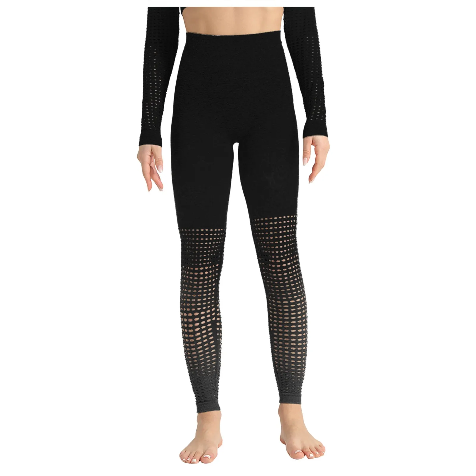 

Streetwear Leggins Women Suspension Gradation Seamless Outside High Waist Yoga Pants Runing Workout Stretch Fitness Pants