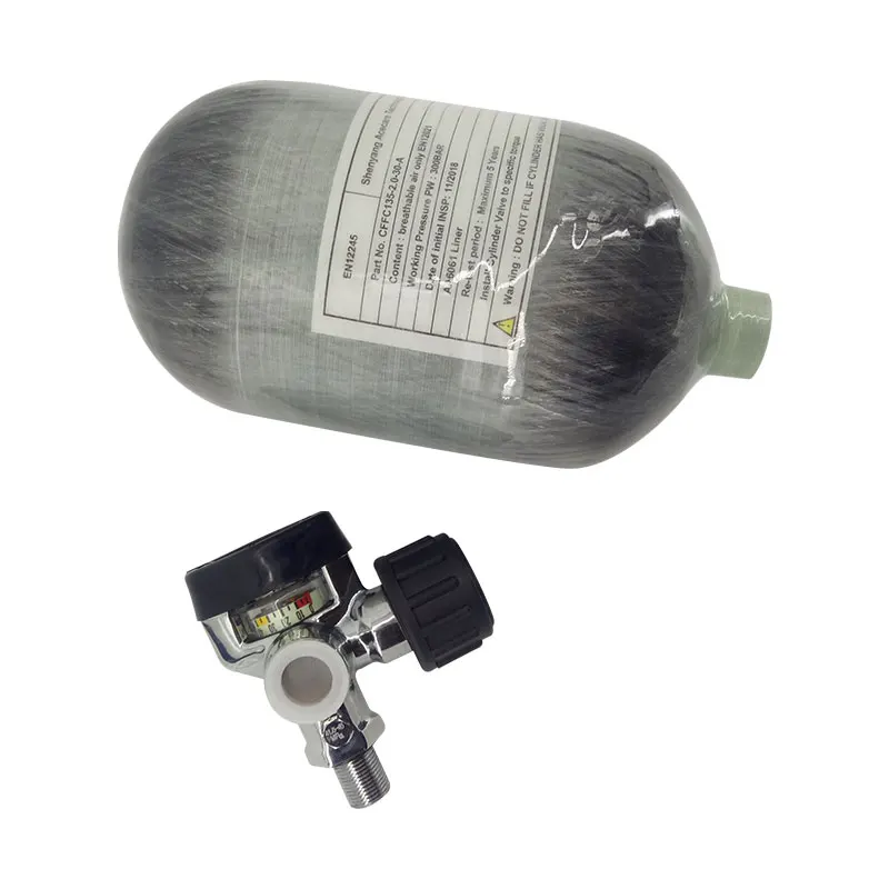 ac52021 pcp air rifle 4500psi 2l mini scuba tank air tank for carbon fiber hpa cylinder pcp divinghunting equipment acecare free global shipping