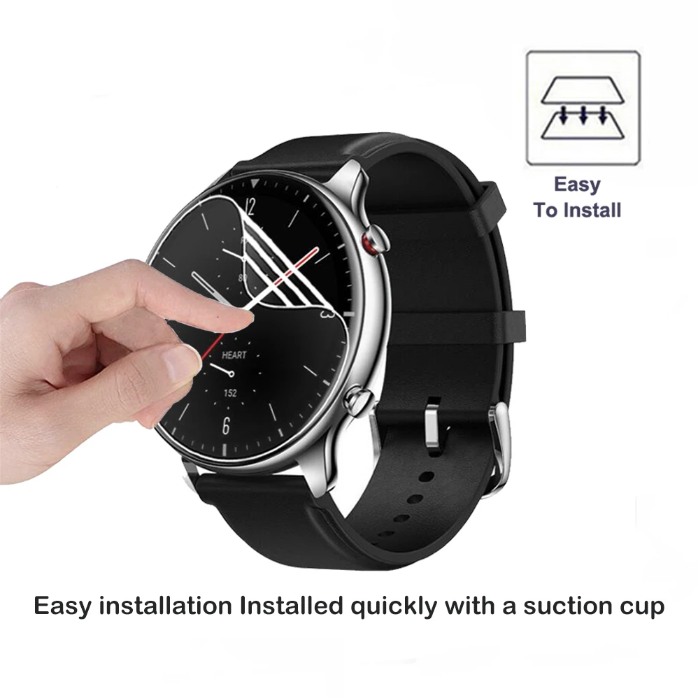 Гидрогелевая пленка из ТПУ для смарт-часов Huami AMAZFIT GTR 2 GTR2 2e Nexo прозрачная против