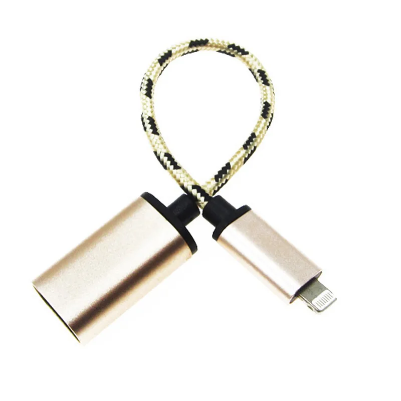 USB 2 хоста к 8 контактному комплекту подключения камеры адаптер OTG кабель для IPad Air 4