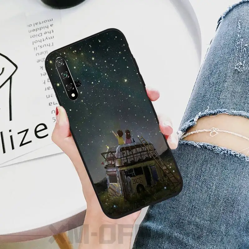 

Good Night Phone Black Case For Huawei P20 P30 P40 Pro Mate 10 20 30 Pro Lite P Smart 2019 Nova 5t Cases Cover Carcasa