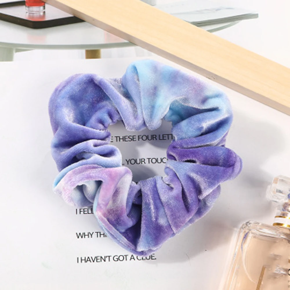

New Fashion Fur Scrunchies For Girls Simple Design Elastic Hair Bands Ponytail Holder For Girl Women Best Gift Hot Sale