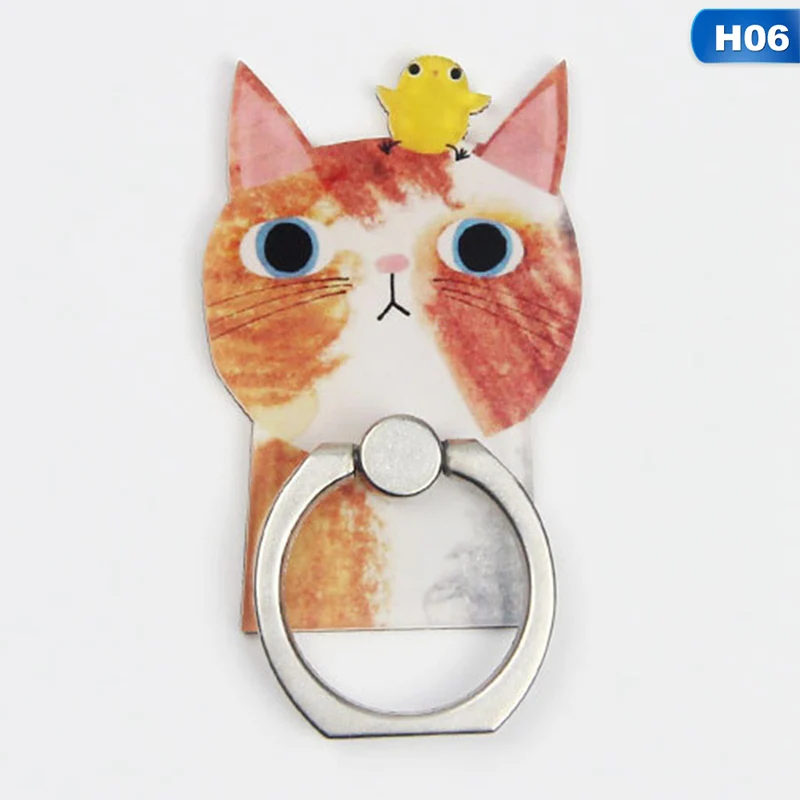 Мультфильм животных палец кольцо подставка для смартфона держатель Мобильный