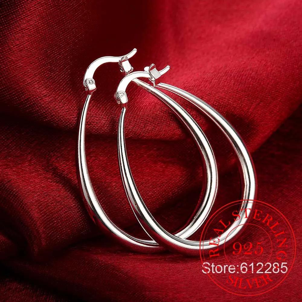 925 стерлингового серебра серьги свадебные украшения аксессуары модные дeвoчeк