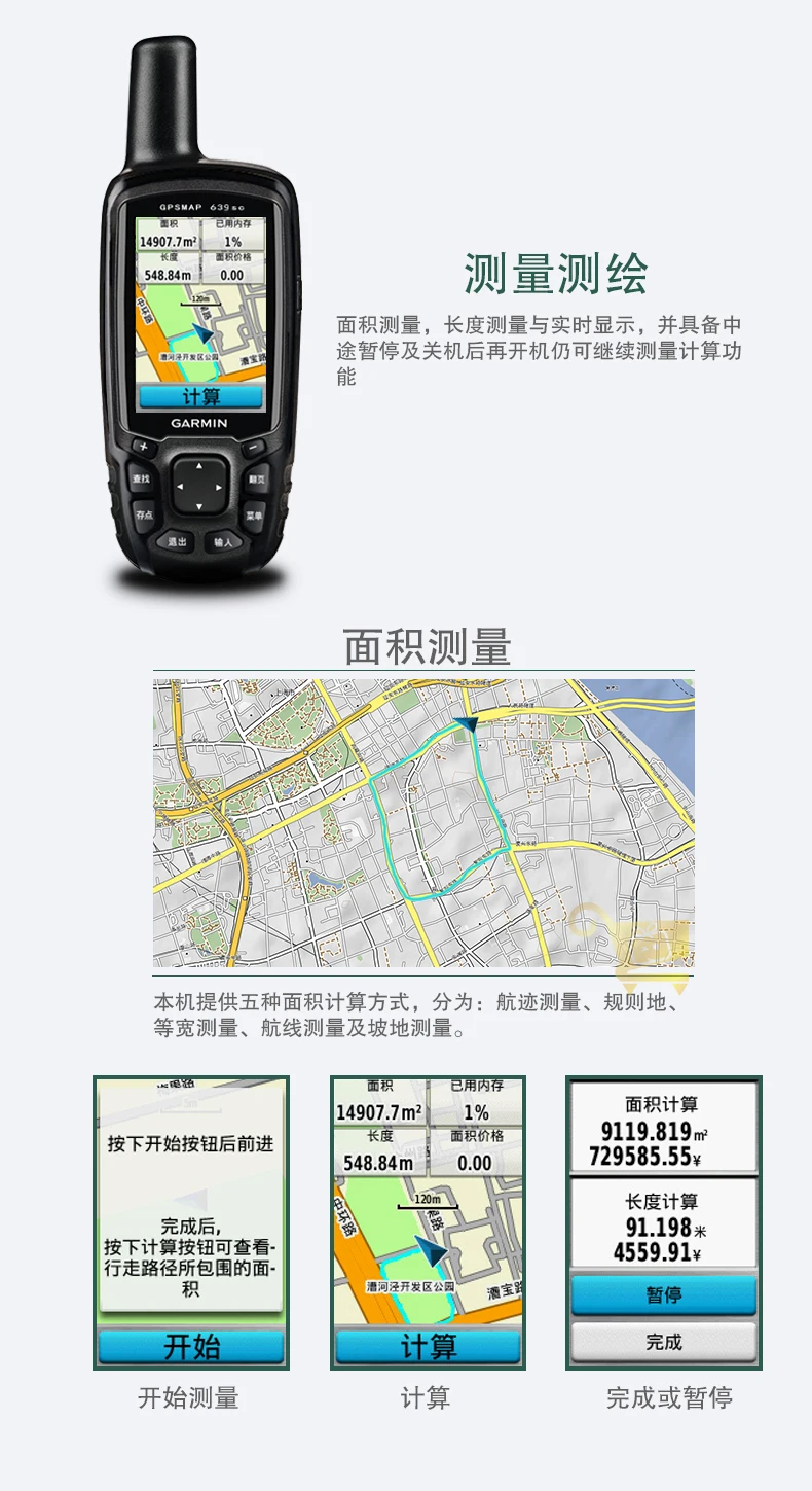 GARMIN Jiaming 639sc открытый ручной gps позиционер Beidou спутниковая навигация Mapper трубка