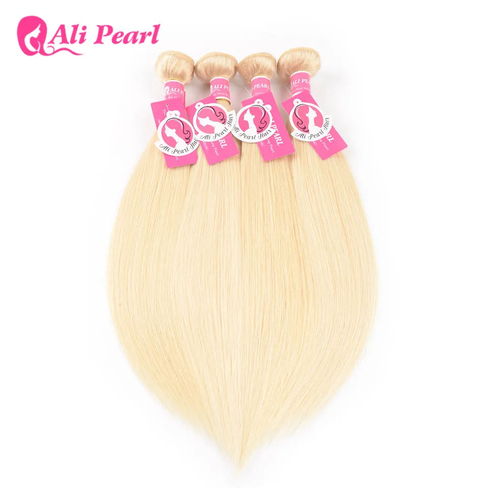 613 светлые волосы пучки бразильские прямые плетение натуральных волос не