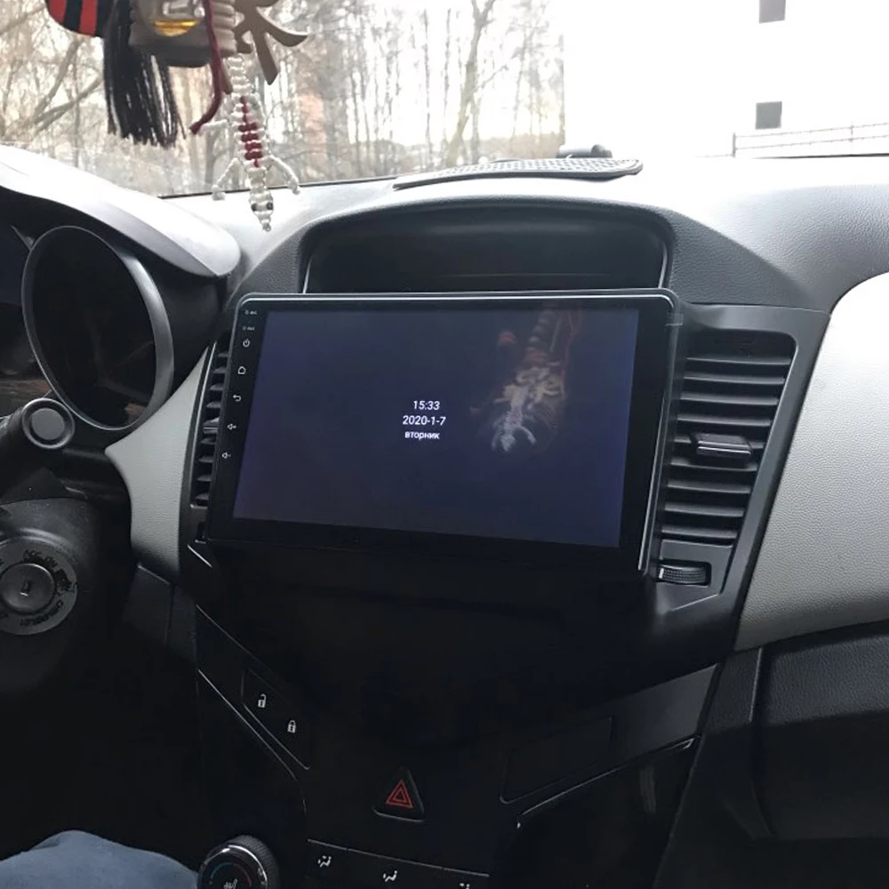 Автомобильный мультимедийный плеер стерео GPS DVD радио навигация Android экран для