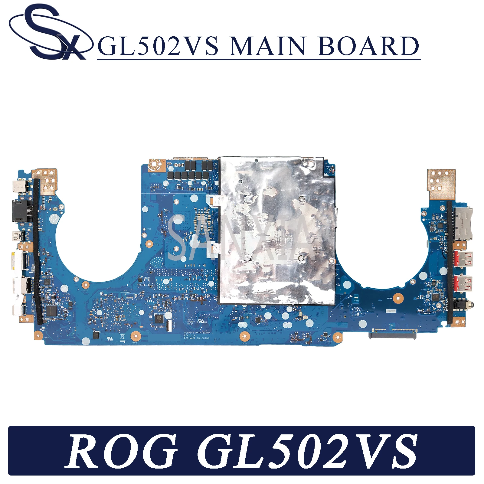 Verkaufen KEFU GL502VS Laptop Motherboard Für ASUS ROG GL502VS GL502VSK GL502V Original Mainboard I7-6700HQ GTX1070-8GB