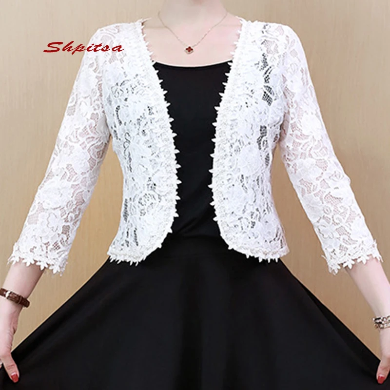 Black Long Sleeve Lace Wedding Jacket Wrap Bolero Bridal Cape Formal Women Shrug Shawl | Свадьбы и торжества