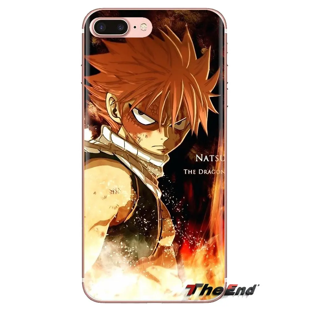Transparent Soft TPU Case For Xiaomi Mi6 Mi 6 A1 Max Mix 2 5X 6X Redmi Note 5 5A 4X 4A A4 4 3 Plus Pro Natsu Dragneel Fairy Tail |
