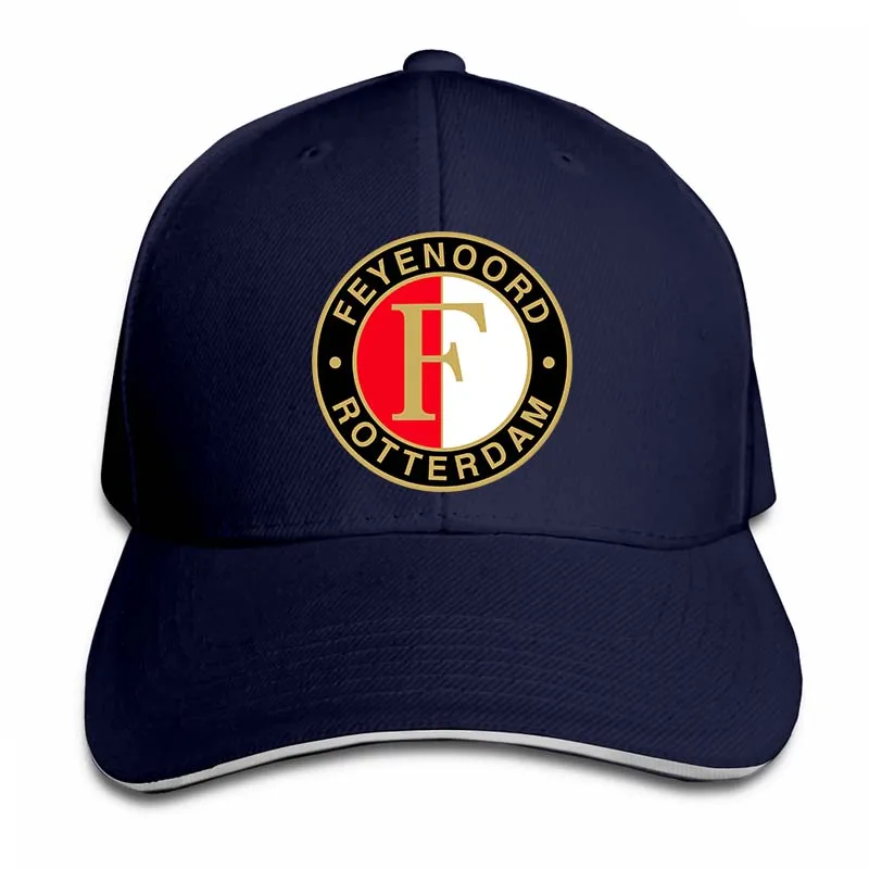 Feyenoord Rotterdam(1908) бейсболка с логотипом для мужчин и женщин, кепки для водителя грузовика, модная Регулируемая Кепка - Цвет: 2-Navy