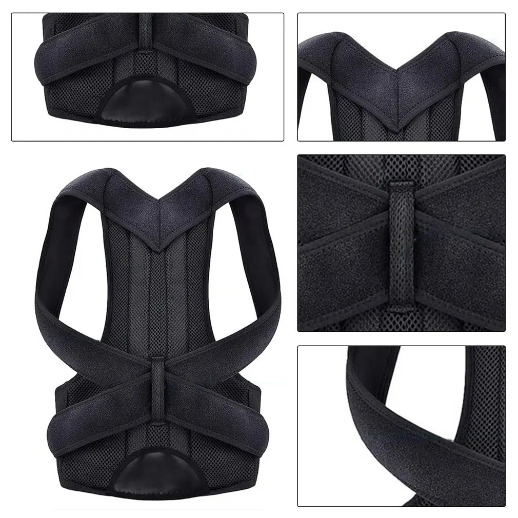 

Elastic Stable Soft Back Posture Corrector Shoulder Posture Correction Adjustable Full Back Brace Posture Correctors