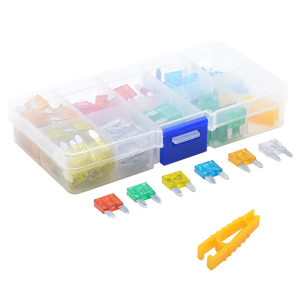 

120 шт./набор. Флажковый плавкий автомобильный предохранитель Мини, автомобильные предохранители. 5A, 10A, 15A, 20A, 25A, 30A