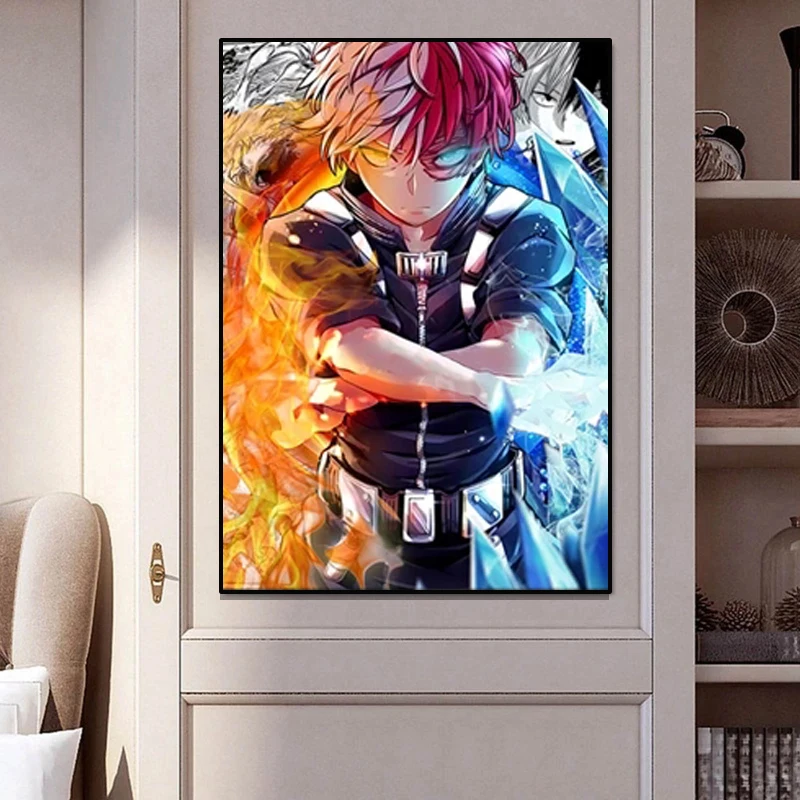 

Modern cartoon anime my hero academia HD art prints and posters printed on canvas for home decoration frameless paintings