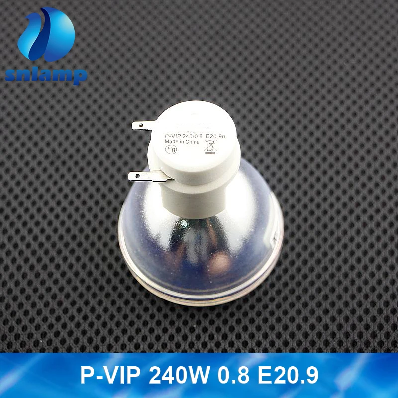 Лампа для проектора голая лампочка P-VIP 240/0.8 E20.9n 5J.J9H05.001 5J.J7L05.001 BENQ W1070 + W1700S W1075 W1080